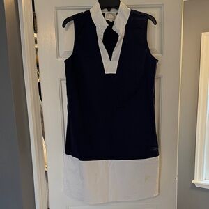 Sail to Sable Navy and White Tunic Dress, Size L
